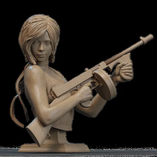 Ada Wong Bust 3D Print printable model
