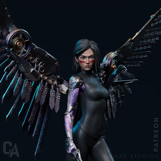 Alita Battle Angel 3D Print printable model