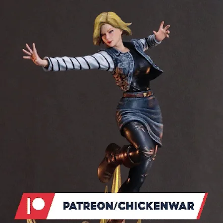 Android 18 3D Pringting printable model