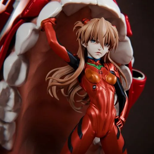 Asuka + Eva diorama 3D Print printable model