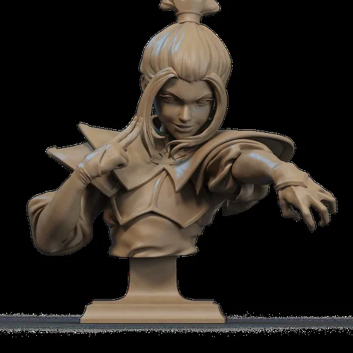 Azula Bust 3D Print printable model