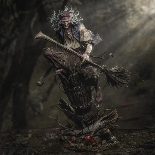 Baba Yaga 3D Print printable model