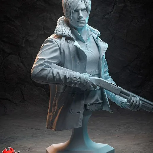 Bust of Leon Kennedy printable model
