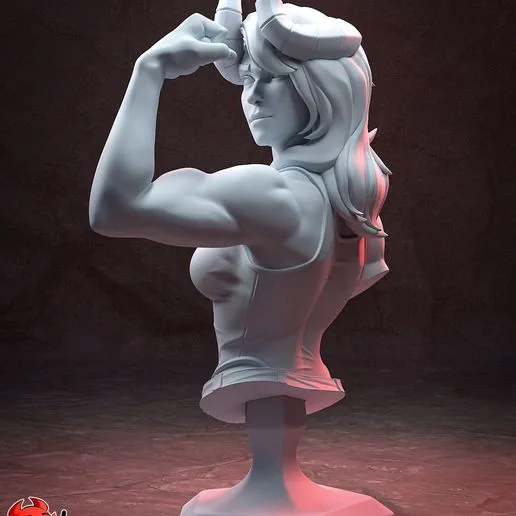 Bust of Malevola printable model