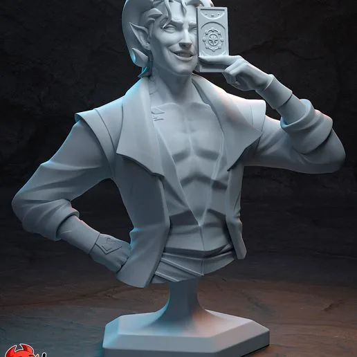Bust of Mollymauk printable model