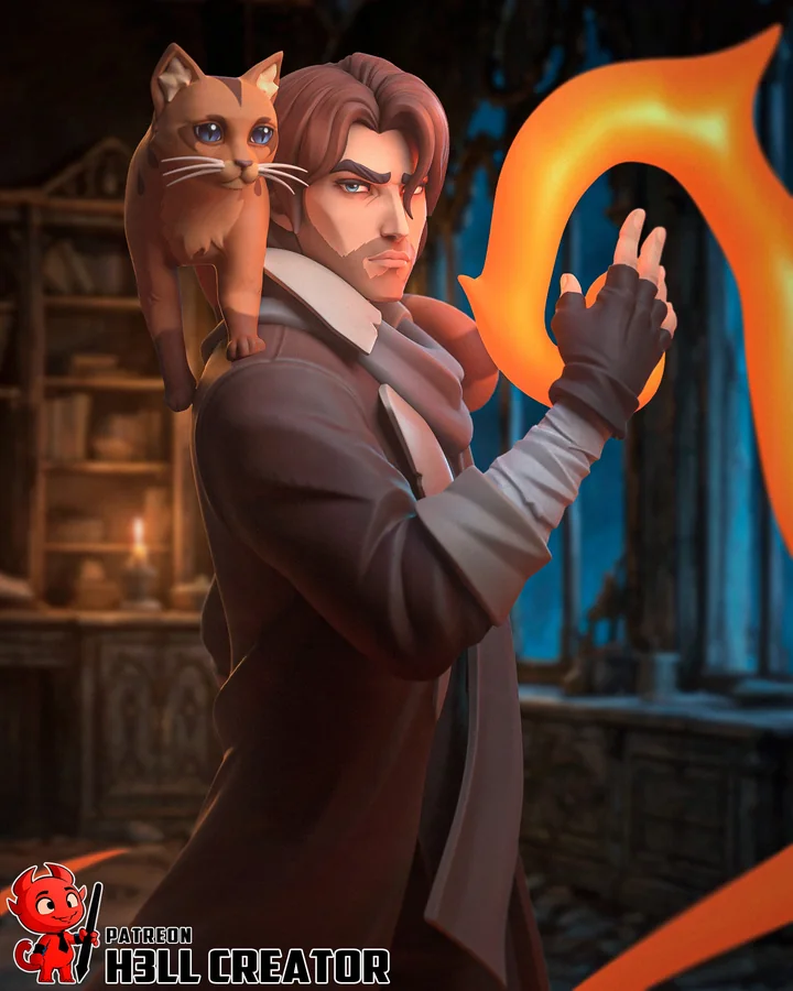 Caleb Widogast printable model