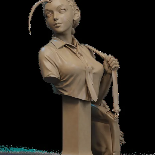 Cammy Bust 3D Print printable model