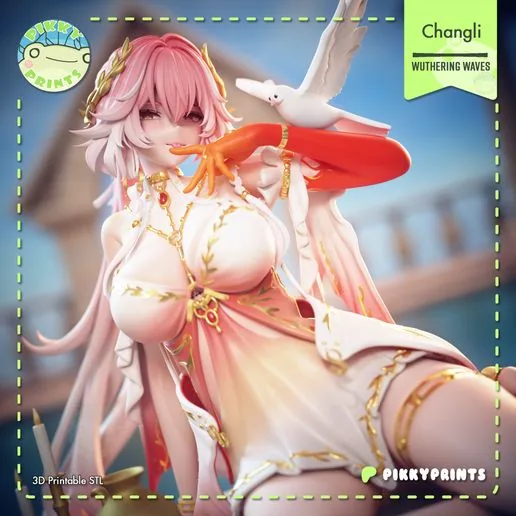 Changli (Laurel Nymph) - Wuthering Waves printable model