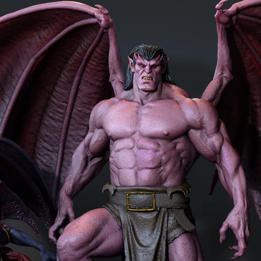 Demona and Goliath 3D Print printable model