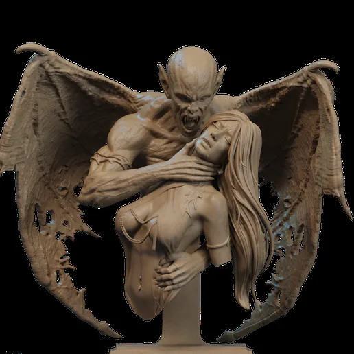 Dracula Bust 3D Print printable model