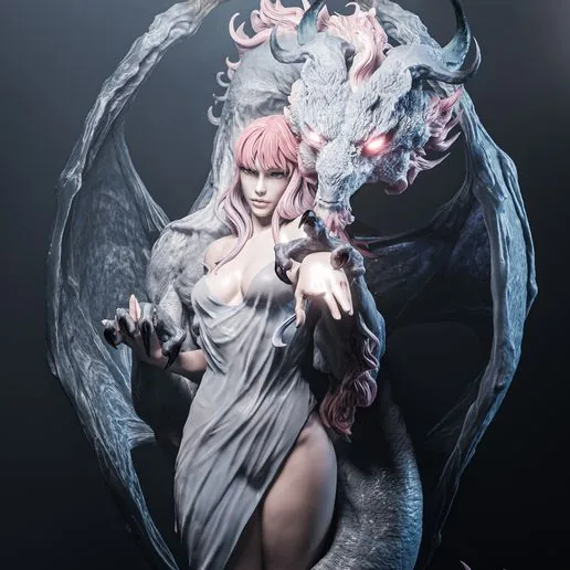 Dragon Lady 3D Print printable model