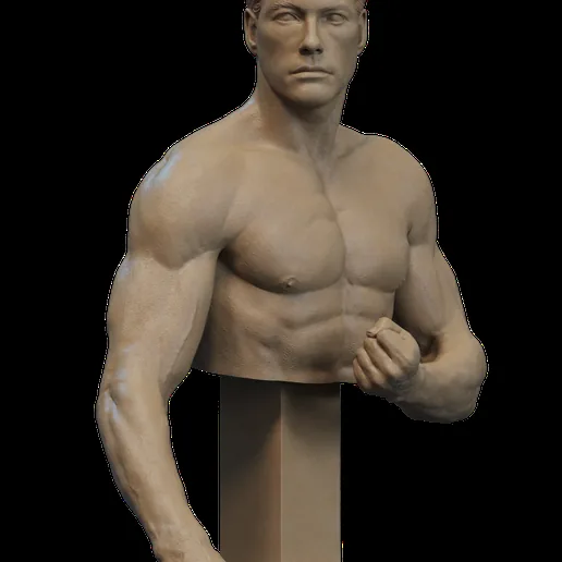 Frank Dux Bust 3D Print printable model