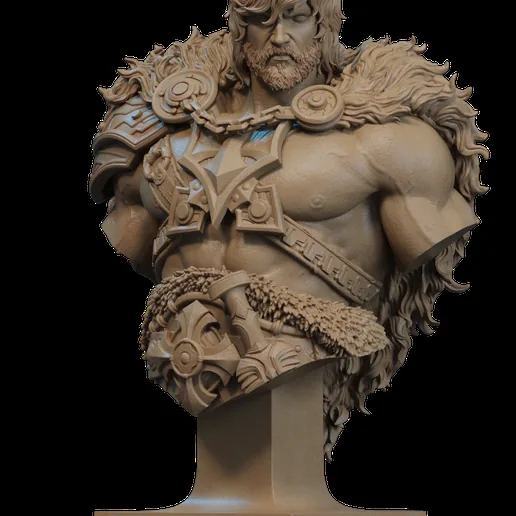 He-Man Bust 3D Print printable model