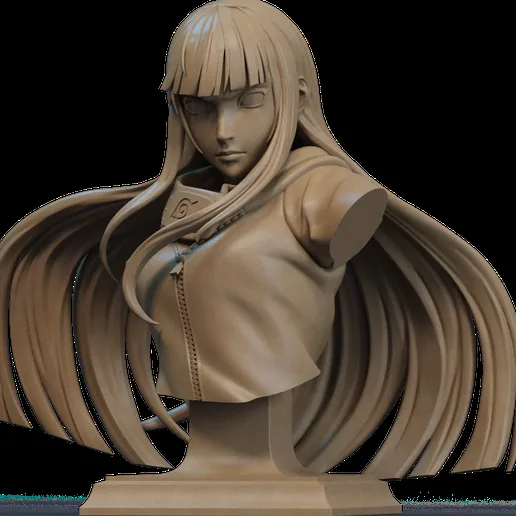 Hinata Bust 3D Print printable model
