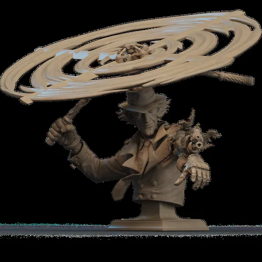 Inspector Gadget Bust 3D Print printable model