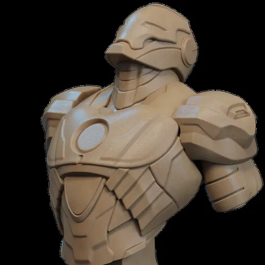 Iron Man Bust 3D Print printable model