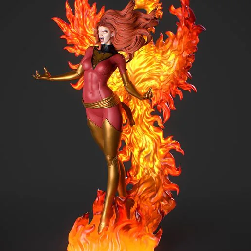 Jean Grey Phoenix 3D Print printable model