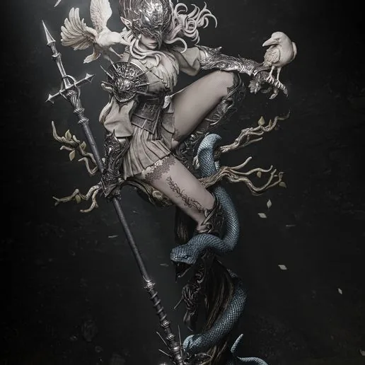 Lenora  Queen of Crows 3D Print printable model