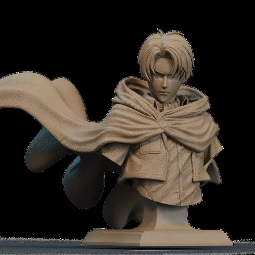 Levi Ackerman Bust 3D Print printable model