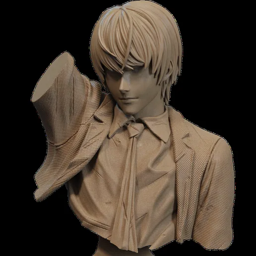 Light Yagami Bust 3D Print printable model
