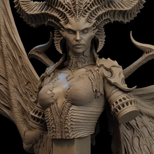 Lilith Bust 3D Print printable model