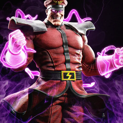 M. Bison - Street Fighter printable model