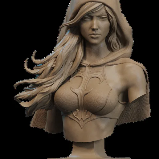Magdalena Bust 3D Print printable model