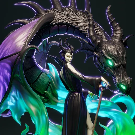 Maleficent 3D Print printable model