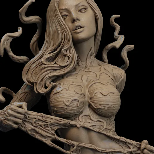 Mary Jane Bust 3D Print printable model