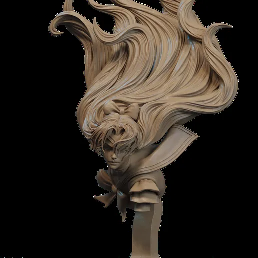 Minako Aino Bust 3D Print printable model