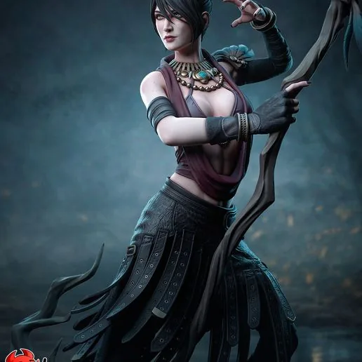Morrigan printable model