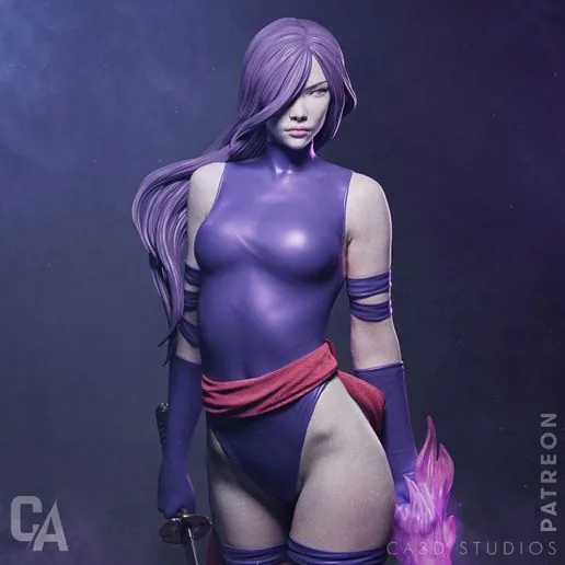Psylocke 3D Print printable model