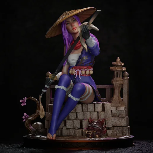Psylocke 3D Print printable model