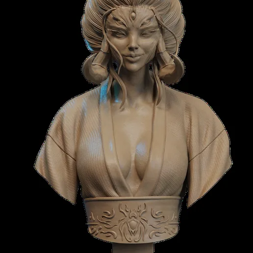 Queen Spider Bust 3D Print printable model