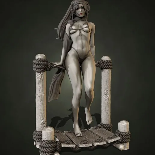 Rikku Final Fantasy - Bikini Suite printable model