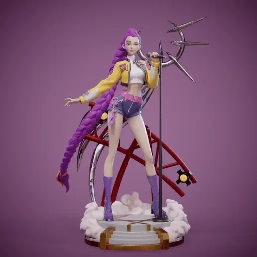 Rumi  K-pop Demon Hunters printable model