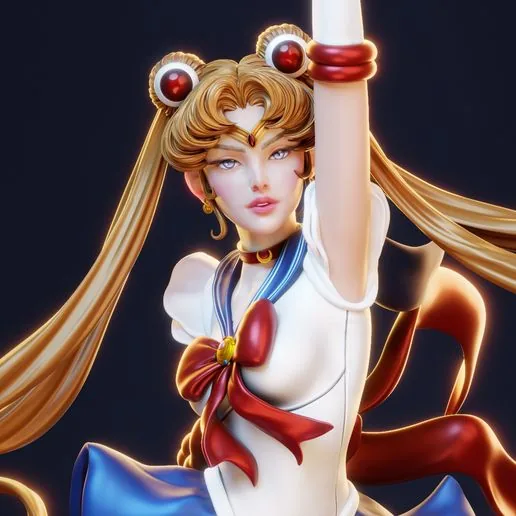 Sailor Moon 3D print printable model