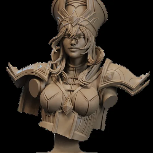 Sally Whitemane Bust 3D Print printable model