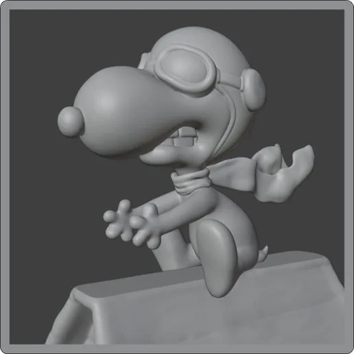 Snoopy printable model