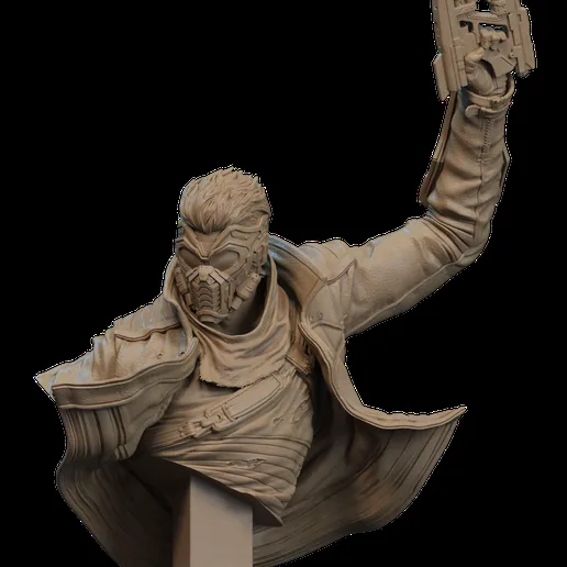 Star Lord Bust 3D Print printable model