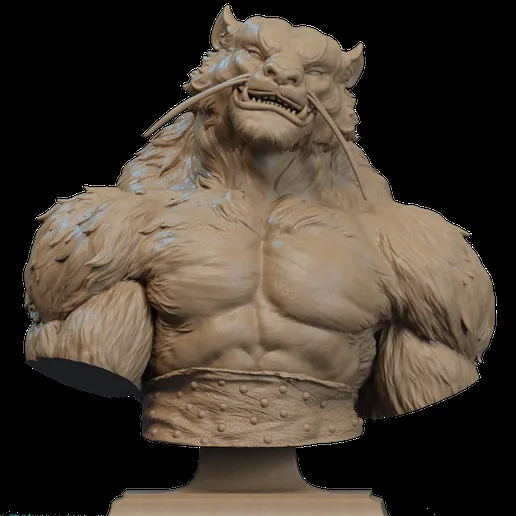 Tai Lung Bust 3D Print printable model