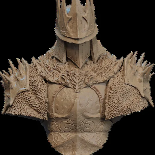 The Death Knight Bust 3D Print printable model