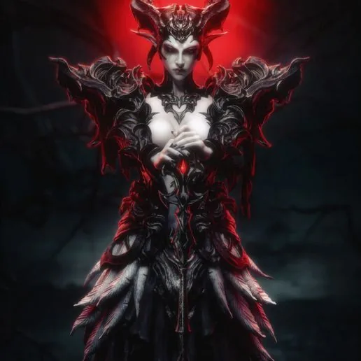 The Queen of the Ashen Vale 3D Print printable model