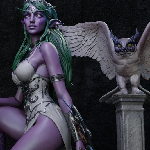 Tyrande Whisperwind 3D Print printable model